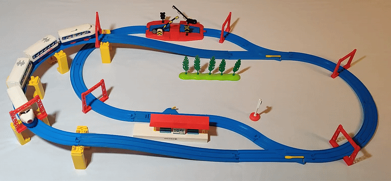 Plarail Hikari with Light New Overpass Set